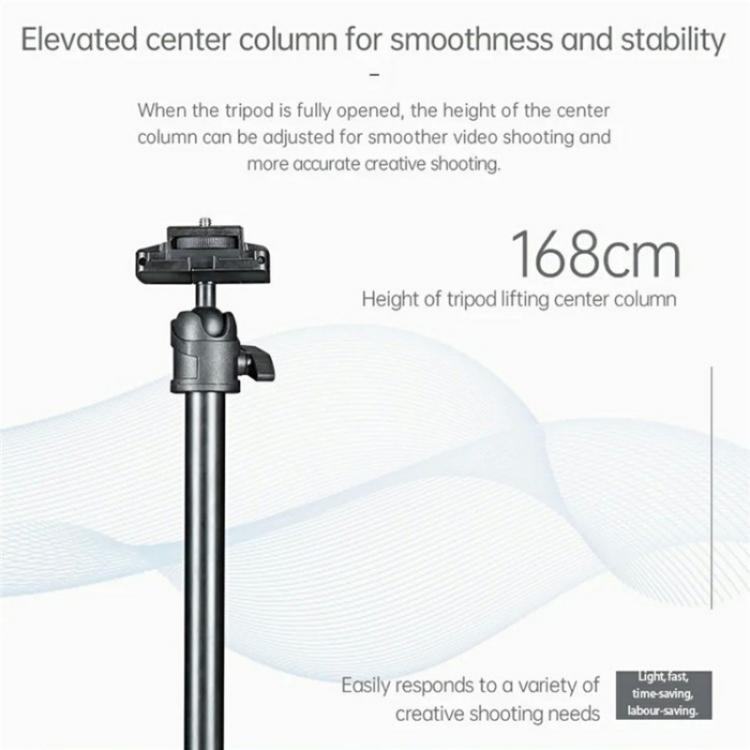 YUNTENG UT-360N Outdoor Photography Live Streaming Selfie Stand Camera Phone Tripod, UT-360N