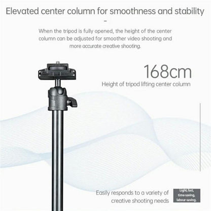 YUNTENG UT-360N Outdoor Photography Live Streaming Selfie Stand Camera Phone Tripod, UT-360N