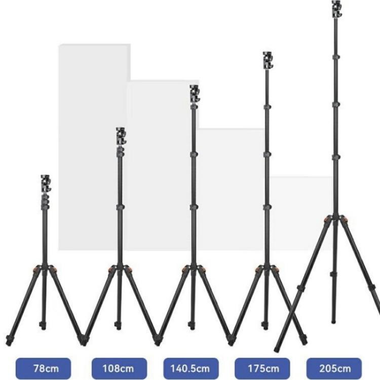 YUNTENG VCT-5228 Photography Live Streaming Aluminum Alloy Extendable Tripod, VCT-5228