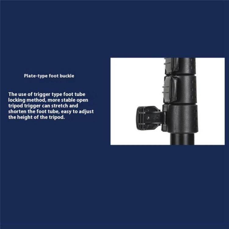 YUNTENG 638 Aluminum Alloy Extendable Stand Phone Holder Camera Tripod Monopod, 638