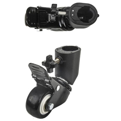 YUNTENG VCT-800 Studio Photography Light Stand Rollers 3Pcs Tripod Caster Wheels, VCT-800