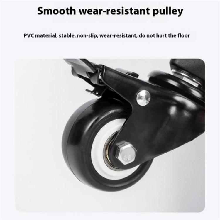 YUNTENG VCT-800 Studio Photography Light Stand Rollers 3Pcs Tripod Caster Wheels, VCT-800