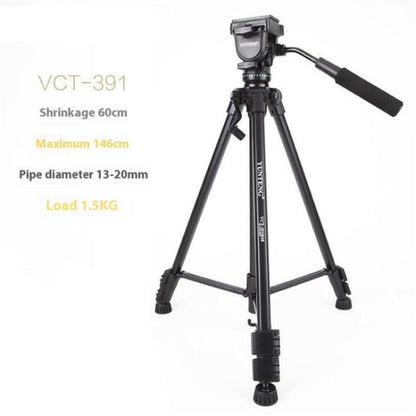 YUNTENG VCT-391RM Portable Live Streaming Stand for Sony JVC Canon Camera Tripod, VCT-391RM