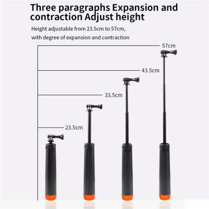C063 Underwater Floating Selfie Stick Anti-Shake Tripod Snorkeling Pole For GoPro Action Camera, C063