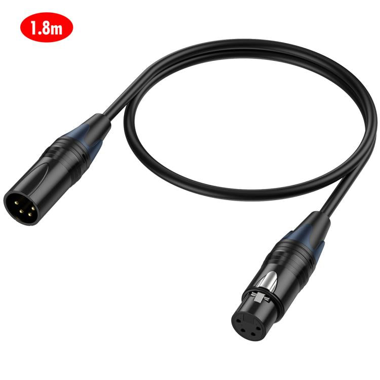 JUNSUNMAY 4 Pin XLR Male to Female Headphone Audio Adapter Cable, 0.5m, 1.8m, 3m, 5m, 10m