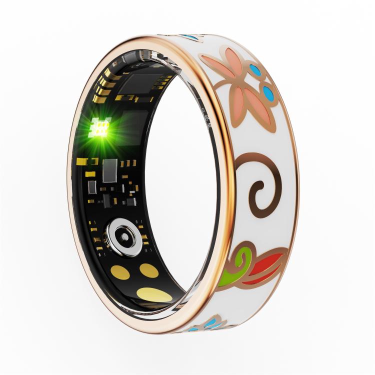 R18 SIZE 13 Smart Ring, Support Heart Rate / Blood Oxygen / Sleep / Care For Faimilies