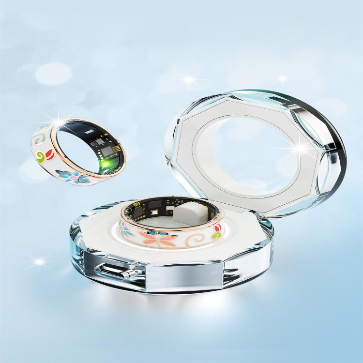 R18 SIZE 13 Smart Ring, Support Heart Rate / Blood Oxygen / Sleep / Care For Faimilies