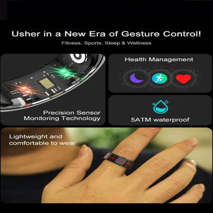 R04 SIZE 7 Smart Ring, Support Heart Rate / Blood Oxygen / Sleep Monitoring / Take Photos
