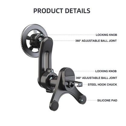 V005 360 Degree Rotatable Air Vent Holder Bracket Compatible With MagSafe Car Phone Mount, V005 (Gear Type), V005 (Single Hole)