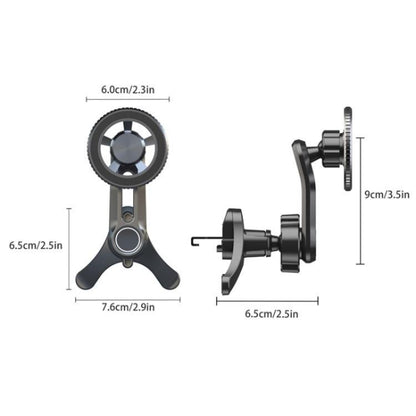 V005 360 Degree Rotatable Air Vent Holder Bracket Compatible With MagSafe Car Phone Mount, V005 (Gear Type), V005 (Single Hole)