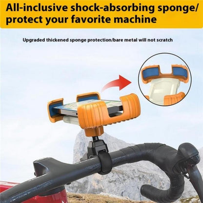 Z012 360 Degree Rotation Universal Cellphone Holder Motorcycle Bicycle Handlebar Phone Mount