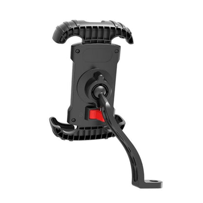 Z012 360 Degree Rotation Motorcycle Bicycle Handlebar Rearview Mirror Phone Mount