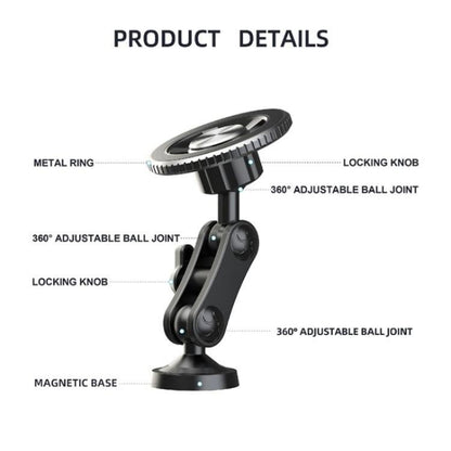 X036 Dual Magnetic MagSafe Lazy Phone Holder for Gym Equipment, X036