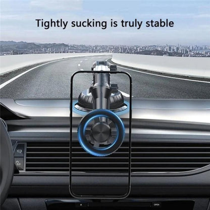 XWJ-JX04 Dashboard Windshield Magnetic Car Mount Suction Cup Base Long Arm Holder, XWJ-JX04 (Gear Type), XWJ-JX04 (Single Hole)