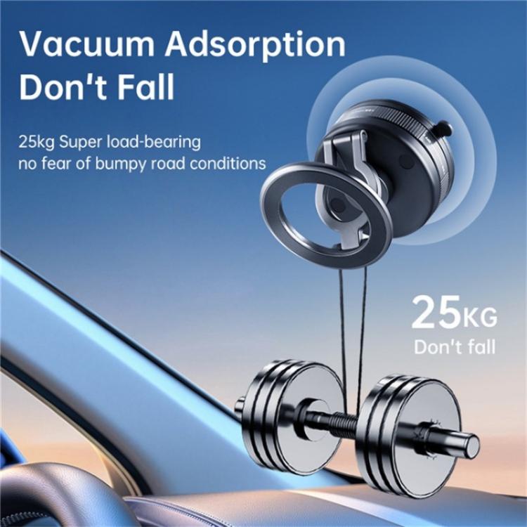 S11 360 Degree Rotation Foldable Alloy Phone Holde Dashboard Magnetic Car Phone Holde, S11