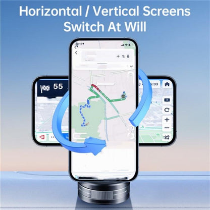 S11 360 Degree Rotation Foldable Alloy Phone Holde Dashboard Magnetic Car Phone Holde, S11