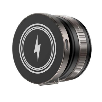 D1W Wireless Charger Magnetic Car Phone Holder Foldable Vacuum Suction Phone Mount Stand, D1W