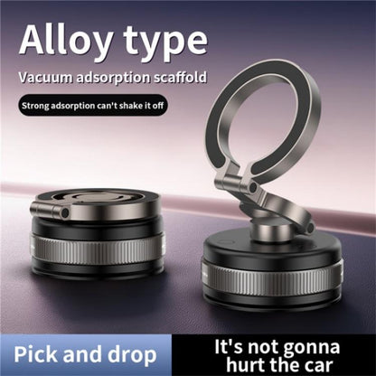 D1X Hands-Free Suction Cup Phone Holder Foldable Vacuum Magnetic Car Phone Mount, D1X