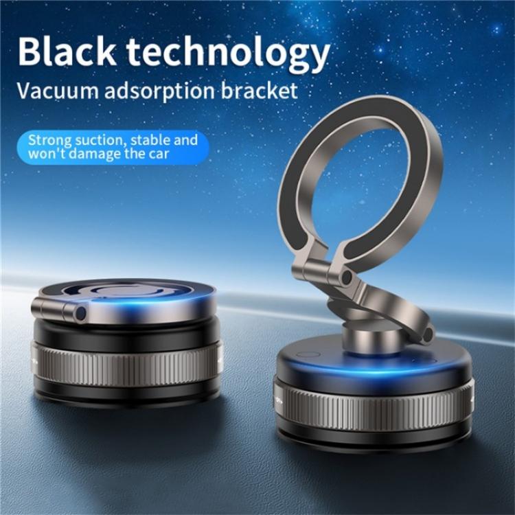 D1X Hands-Free Suction Cup Phone Holder Foldable Vacuum Magnetic Car Phone Mount, D1X