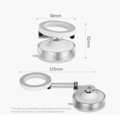 X30 Car Foldable Cell Phone Stand Suction Cup Mount Vacuum Magnetic Car Phone Holder, X30