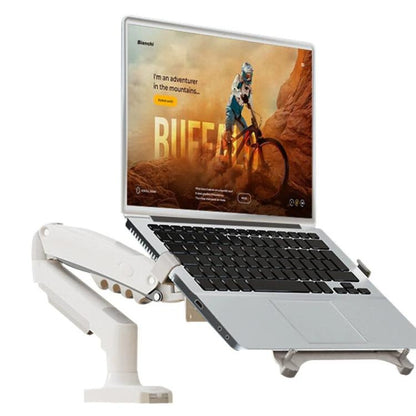 NORTH BAYOU F80-FP For 10-17 Inch Laptop Height Adjustable Desktop Mount Bracket, F80-FP