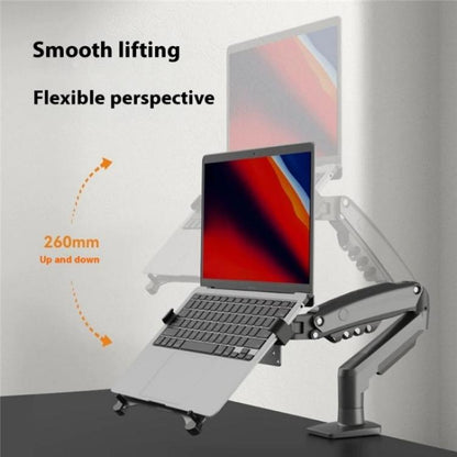 NORTH BAYOU F80-FP For 10-17 Inch Laptop Height Adjustable Desktop Mount Bracket, F80-FP