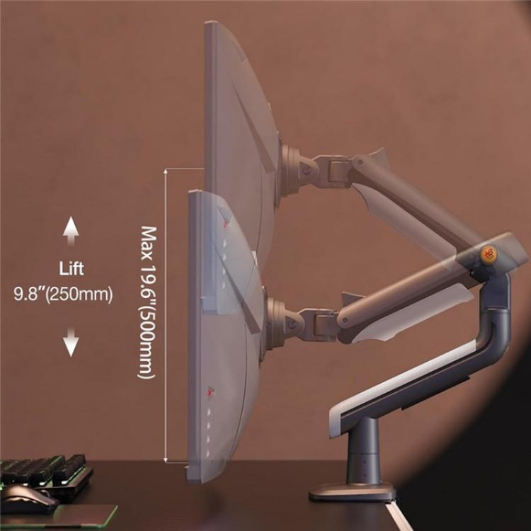 NORTH BAYOU A5 Flat Ultrawide Curved Monitors Bracket Gaming Monitor Arm VESA Mount, A5