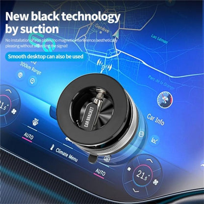SD08 360 Degree Rotation Magnetic Car Mount Foldable Stand Vacuum Suction Phone Holder, SD08