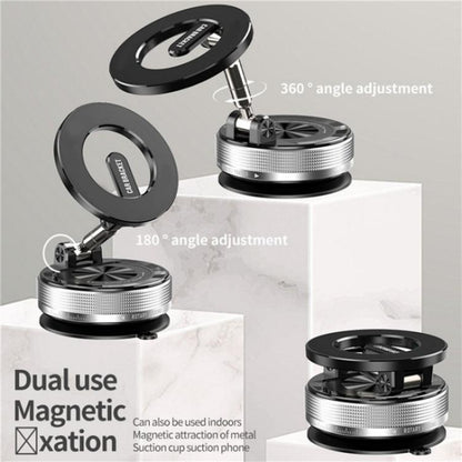 SD08 360 Degree Rotation Magnetic Car Mount Foldable Stand Vacuum Suction Phone Holder, SD08