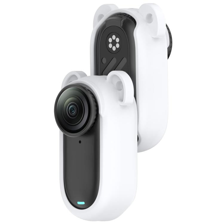 Solid Color Silicone Protective Case, For Insta360 Go 2, For Insta360 Go 3S / Go 3