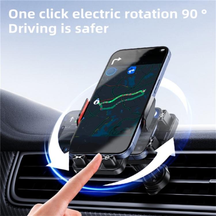SD19 Wireless Charger 15W Magnetic Fast Charging Car Air Vent Mount Phone Holder, SD19 (Black), SD19 (Grey)