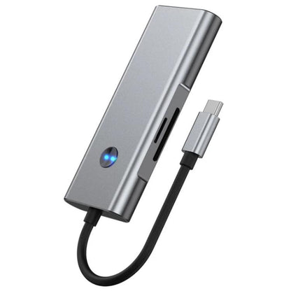 2425 7 In 1 Type-C Hub USB 3.0 PD 100W 4K HD Adapter For Laptops, 2425