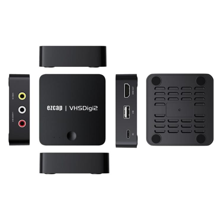 Ezcap 181P Video Capture Box VHSDigi2 AV Recorder VHS to MP4 Converter, Ezcap 181P