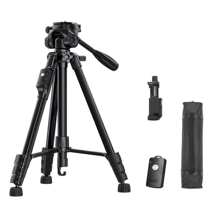 YUNTENG VCT-669 For Live Streaming Video Recording Camera Tripod Smartphone Selfie Mount, VCT-669