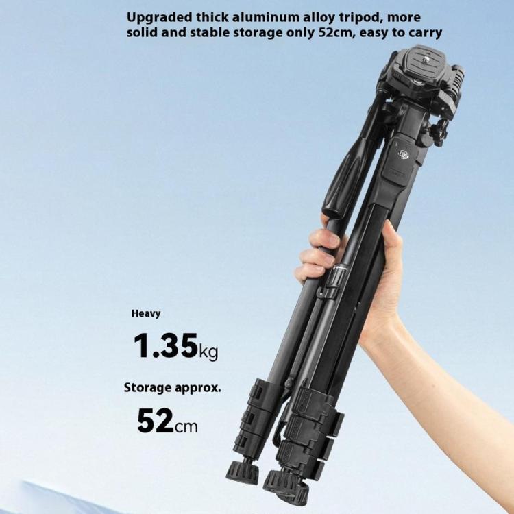 YUNTENG VCT-669 For Live Streaming Video Recording Camera Tripod Smartphone Selfie Mount, VCT-669