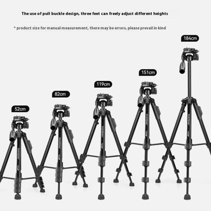 YUNTENG VCT-669 For Live Streaming Video Recording Camera Tripod Smartphone Selfie Mount, VCT-669