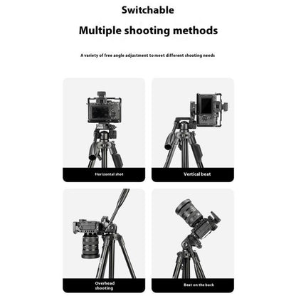 YUNTENG VCT-669 For Live Streaming Video Recording Camera Tripod Smartphone Selfie Mount, VCT-669