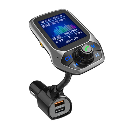 T43 Car Bluetooth Mp3 Multi-function Large Color Screen QC3.0 Bluetooth Car Charge Lossless Car Bluetooth Player, T43