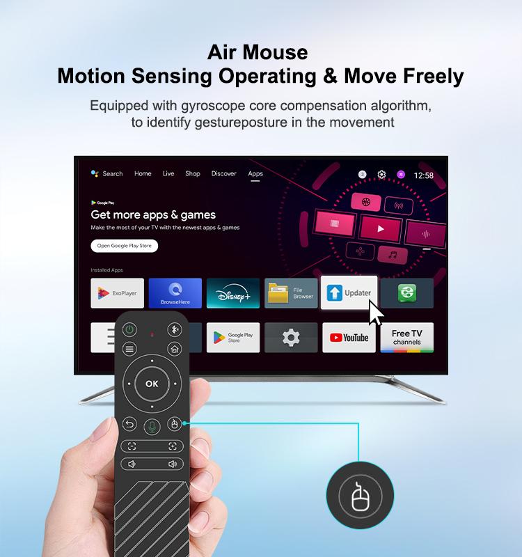 S905X5M Android 14 ATV Display Dongle 4K Smart TV Receiver, S905X5M