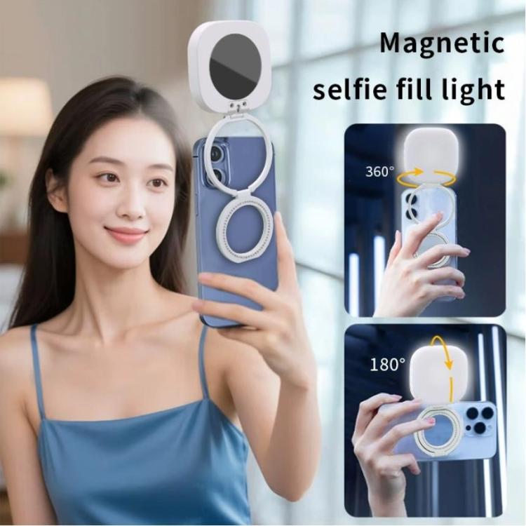AL80 Portable 360 Degree Rotatable Magnetic Selfie Fill Light LED Fill Lamp, AL80