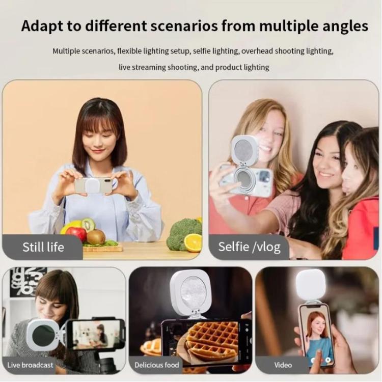 AL80 Portable 360 Degree Rotatable Magnetic Selfie Fill Light LED Fill Lamp, AL80