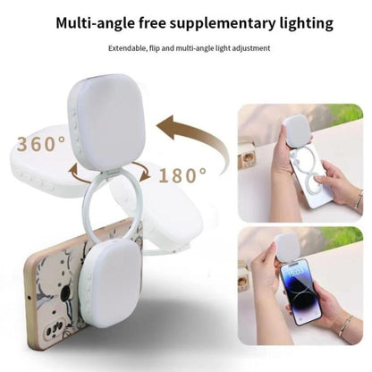AL80 Portable 360 Degree Rotatable Magnetic Selfie Fill Light LED Fill Lamp, AL80