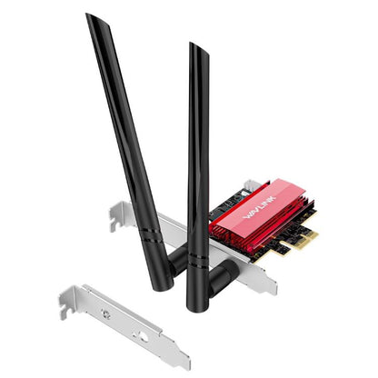 WAVLINK WN685BE3-B BE8800 2.4GHz 5GHz 6GHz WiFi 7 Tri-Band PCI-E Wireless Network Card, WN685BE3-B