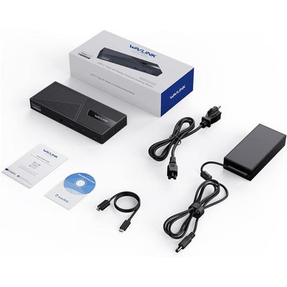 WAVLINK UG69PD24 12-in-1 PD 100W Charging Displaylink Docking Station For Thunderbolt 4 / 3, UG69PD24