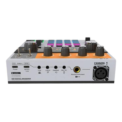 C200 For Live Streaming / Singing Sound Card Audio Mixer Bluetooth Adjustable Mixing Console, C200