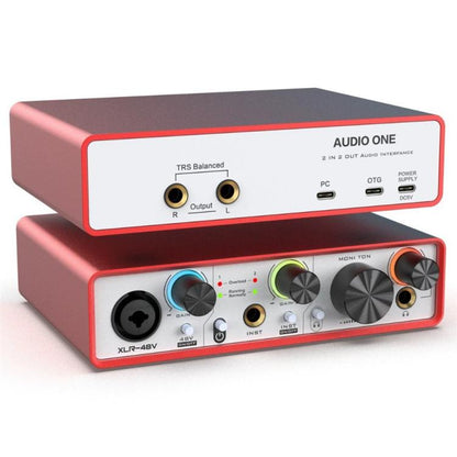 Solo3 24 Bit 2 In 2 Out Professional Audio Sound Card Recording Device, Solo3