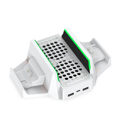 For Xbox Series S / X DOBE TYX-0663 Vertical Cooling Charging Stand Dual Controller Holder Base