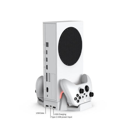 For Xbox Series S / X DOBE TYX-0663 Vertical Cooling Charging Stand Dual Controller Holder Base