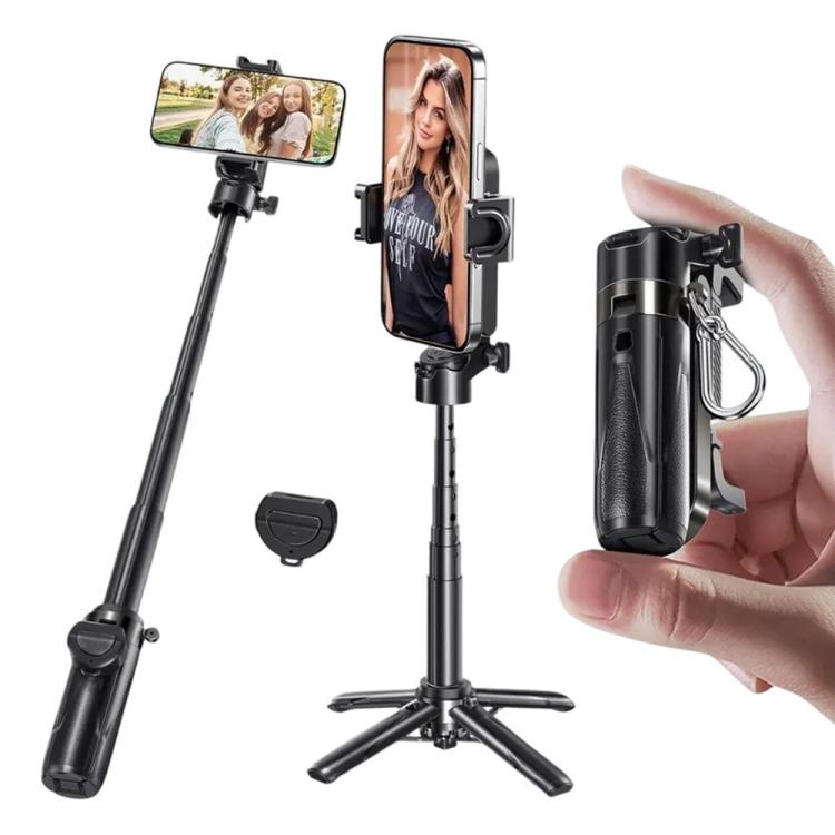 Jmary MT-18 Extendable Phone Holder Wireless Control Mini Phone Selfie Stick Tripod, MT-18 (White), MT-18 (Black)