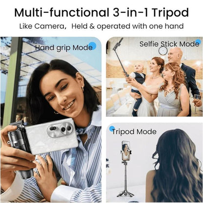 Jmary MT-18 Extendable Phone Holder Wireless Control Mini Phone Selfie Stick Tripod, MT-18 (White), MT-18 (Black)